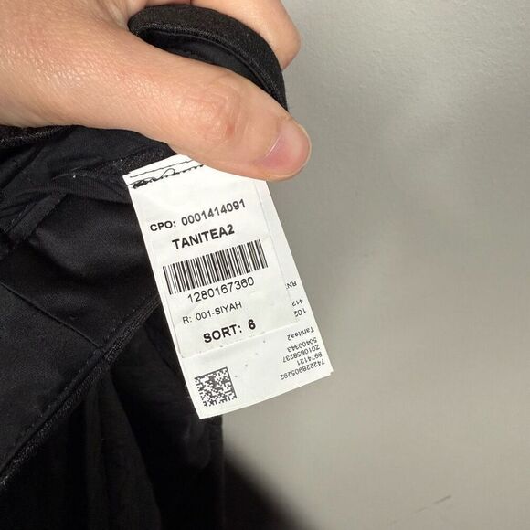 Hugo Boss Tanitea Floral Brocade Slim Pants black size 0 - Picture 10 of 10